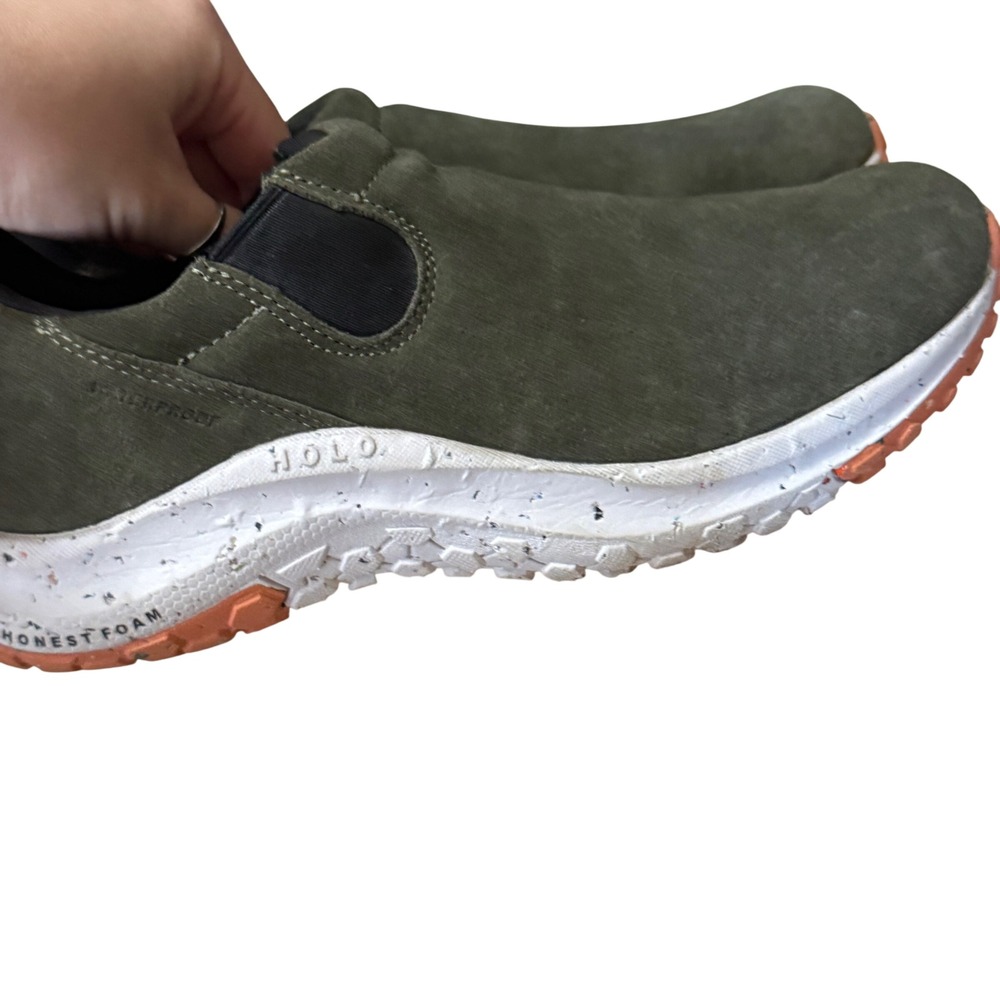 Holo‎ Footwear Waterproof Slip On Sneakers Olive Green Women US 9